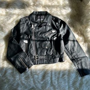 NWT Nasty Gal Cropped Moto Jacket
